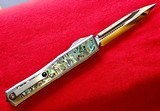 Heretic Knives CUSTOM NYX Stainless OTF with ABALONE INLAY D/A Hand ground Mirror Polish SER# 014 - 7 of 10
