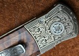 2024 ULTIMATE CUSTOM GODSON TITANIUM Italian Engraved Desert Ironwood Damascus - 6 of 7