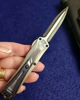 Heretic Knives Custom MANTICORE S Stainless Steel/ Pearl /DamascusEARL - 3 of 7