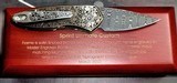 Pro-tech
Ultimate Custom Sprint
Black Lip Pearl , Bruce Shaw engraved, Damascus - 2 of 3