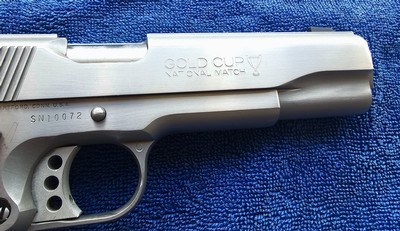 COLT STNLSSER. 80 GOLD CUP NATIONAL MATCH45 ACP; - Image 6 of 9