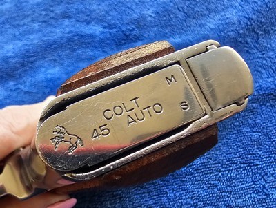 COLTOFFICERS MODEL 45 ACP STNLS SER. 80 HIGH POLISH - Image 7 of 8