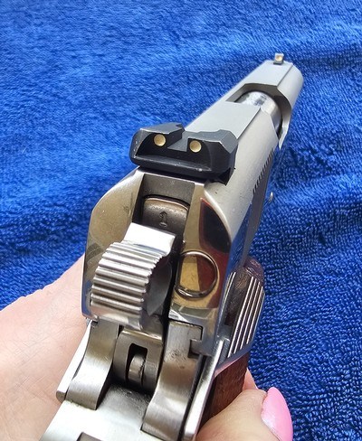 COLTOFFICERS MODEL 45 ACP STNLS SER. 80 HIGH POLISH - Image 6 of 8