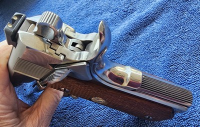 COLTOFFICERS MODEL 45 ACP STNLS SER. 80 HIGH POLISH - Image 8 of 8