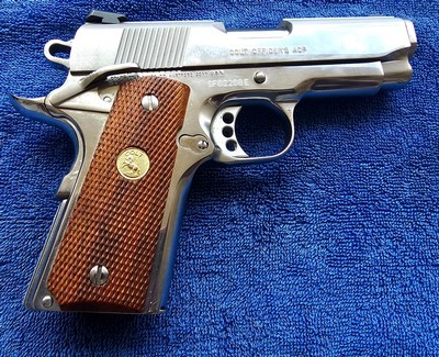 COLTOFFICERS MODEL 45 ACP STNLS SER. 80 HIGH POLISH - Image 2 of 8