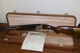 1967 Browning Superposed - Diana - 12ga RKLT - 28in barrels choked mod/full - double signed by Angelo Bee - w/ Browning Letter & Case - 1 of 15
