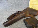 Remington 1858 New Model w/ Original Holster, Ammo Pouch, & Papers - 9 of 11