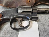 Smith and Wesson Victory Circa 1942-1943 with Leather holster and Military Stamping - 13 of 14