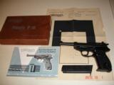 Walther P 38 with matching serial # box and test target - 1 of 8