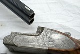 Perazzi SCO Extra sideplate 12 bore w Galeazzi engraved game scenes - 5 of 13