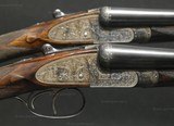 Wm Evans matched pair of 12 ga, best grade 7 pin sidelocks from between the wars
