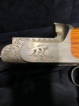 Perazzi SC3 (MX8 drop trigger) beautifully engraved by Galenti, Eyster comp bored and regulated with true 30 in barrels, exc. & tight- in factory case - 1 of 14