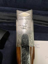 Perazzi SC3 (MX8 drop trigger) beautifully engraved by Galenti, Eyster comp bored and regulated with true 30 in barrels, exc. & tight- in factory case - 4 of 14