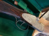 Magnificently engraved, pristine Beretta S3EL 12 ga O/U sidelock from golden era (1956) with rare DT and ejectors in its factory case and cover - 3 of 14