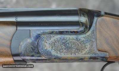 Rare and unique matched pair of 16 ga. scaled custom Perazzi MX16 Lusso driven game guns, case hardened, 30 3/4 in. upgraded wood, consecutive SN - Image 2 of 15