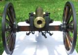 Brooks USA Brass Black Powder Napoleon Firing Cannon Barrel on a Custom Built Replica No. 2 Field Carriage - 4 of 15