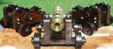 Brook's USA Brass 24 Pounder Black Powder Cannon Mounted on My Custom Rendition of 18th Century Naval/Ships Carriage. - 9 of 11