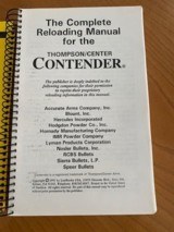 The Complete Reloading Manual for the Thompson/Center Contender 1991 copyright - 2 of 2