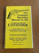 The Complete Reloading Manual for the Thompson/Center Contender 1991 copyright - 1 of 2