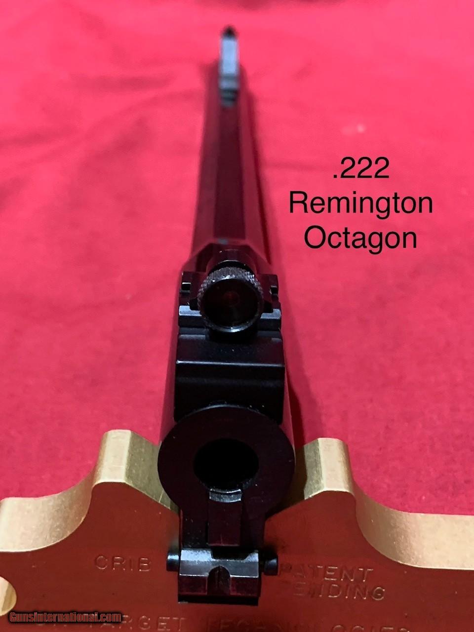 Thompson Center Contender 222 Remington 10 Octagon Barrel For Sale 5090