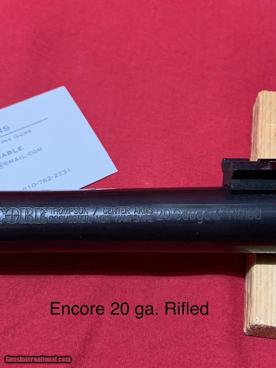 Thompson Center Encore 20 ga. Rifled Shotgun Barrel for sale
