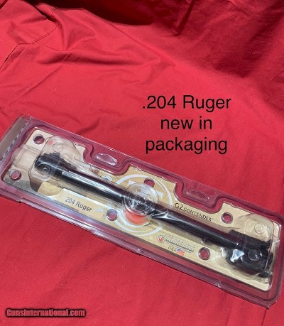 Thompson Center Contender .204 Ruger Barrel-New In Package