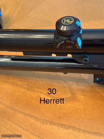 Thompson Center Contender 30 Herrett 10” Bull Barrel - Image 2 of 3