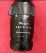 Super Zeiss FL DIAVARI 34MM ILLUMINATED 7-24×72MM Scope - 3 of 4