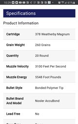 378 WEATHERBY Ammunition - 2 of 2