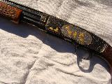Winchester Model 42 Shotgun 28" Angelo Bee Engraved with 17 Gold Birds Unfired Condition - 5 of 10