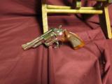 Smith and Wesson Model 19-4 4" Nickel 3 T's 100% - 5 of 5