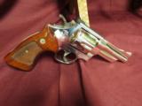 Smith and Wesson 27-2 4" Nickel W/Mahogany Case! - 4 of 4