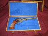 Smith and Wesson 57 8 3/8" Nickel W/Mahogany Case - 1 of 5