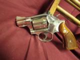 Smith and Wesson 15-3 2" Nickel .38spl. As New! - 1 of 7