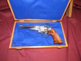 Smith and Wesson 29-2 6" Nickel .. mag W/Case - 1 of 5