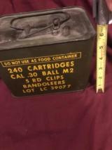 Early WWII unopened, unissued M1 Garand ammo - 4 of 4