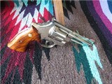 Smith and Wesson Model 27-2 4" Nickel Minty! - 4 of 4