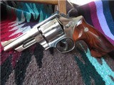 Smith and Wesson Model 27-2 4" Nickel Minty! - 1 of 4
