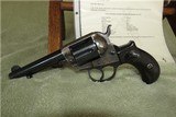 Colt's D.A. Lightning 1877 .38c. 4 1/2" w/Letter - 1 of 7
