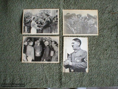 ORIGINAL WW11 PHOTOS OF ADOLPH HITLER (Lot of 4)