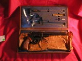 SMITH & WESSON MODEL 29-2 44 MAGNUM REVOLVER 8 3/8 INCH IN ORIGINAL WOOD PRESENTATION BOX, GOOD TO VERY GOOD - 1 of 14