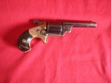 NATIONAL ARMS COMPANY 32 CAL. ENGRAVED ANTIQUE TEATFIRE REVOLVER WITH SCARCE PIVOTING
EXTRACTOR 3.25 INCH ROUND BARREL - 8 of 8