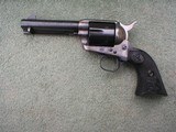 ANTIQUE COLT SINGLE ACTION ARMY REVOLVER 45 CAL., 4 3/4 BARREL C.1884. PROFESSIONAL FULL RESTORATION WITH FACTORY LETTER. - 1 of 8