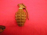 AUTHENTIC WW11 MK11 INERT (PINEAPPLE) GRENADE. - 1 of 5