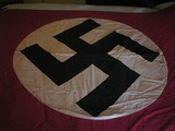 WW11 GERMAN NAZI FLAG 54'' X 75" EXCELLENT FOR ITS AGE - 1 of 6