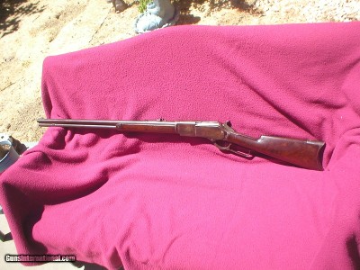 1882 WINCHESTER MODEL 1876 45 60 WIN LEVER ACTION SPORTING RIFLE, 28" ROUND BARREL