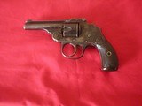 IVER JOHNSON ARMS & CYCLE WORKS 1896 HAMMERLESS 5 SHOT TOP BREAK 32 CAL. 3" BARREL, WEAR TO FINNISH, GOOD CONDITION - 2 of 8