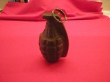 U.S. MK PRACTICE THROWING PINEAPPLE GRENADE. WILSON & CO. MANUFACTURER - 1 of 8