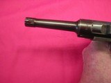 GERMAN P.08 LUGER CODE 42 DATED 1940 PISTOL BY MAUSER, 9MM, 4 INCH BARREL WITH HOLSTER. ALL NUMBERS MATCH EXCEPT CLIP. - 6 of 12