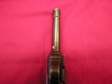 GERMAN P.08 LUGER CODE 42 DATED 1940 PISTOL BY MAUSER, 9MM, 4 INCH BARREL WITH HOLSTER. ALL NUMBERS MATCH EXCEPT CLIP. - 9 of 12